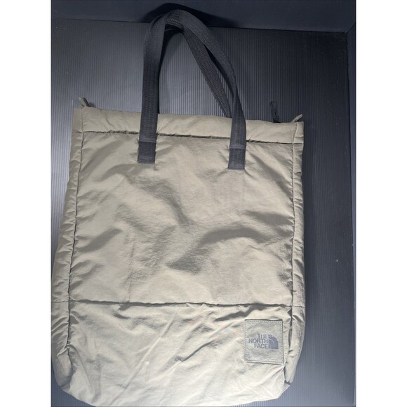 THE NORTH FACE CITY VOYAGER  Water Repellent Tote Bag Lightweight Green - Picture 1 of 14